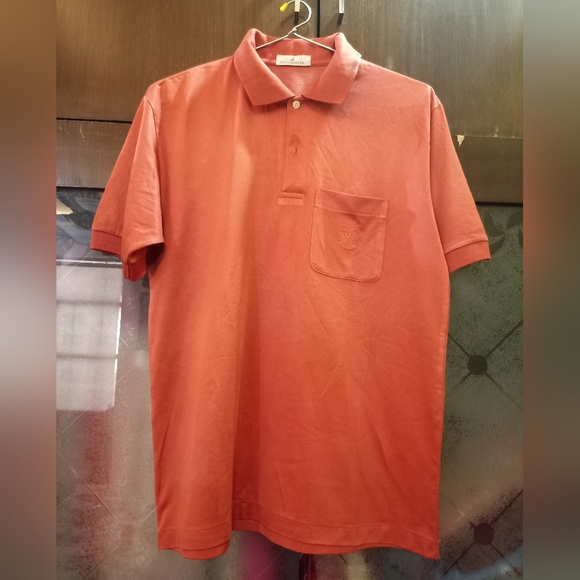 Manchester Other - Tangerine color casual polo T-shirt (size L)